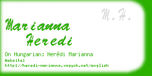 marianna heredi business card