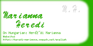 marianna heredi business card